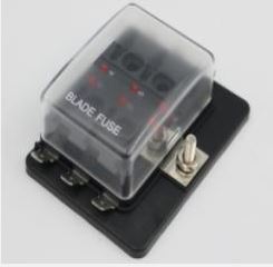 6 Way Fuse holder with LED - 4x4 And More