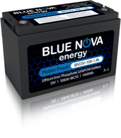 BlueNova LiFePO4 Lithium battery - BN13V-108-1.4k - 4x4 And More