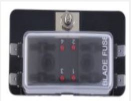 4 Way Fuse holder with LED - 4x4 And More