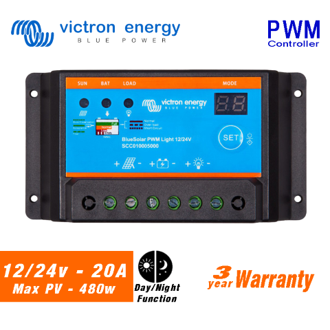 Victron BlueSolar PWM Solar Charge Controller 12/24V - 4x4 And More