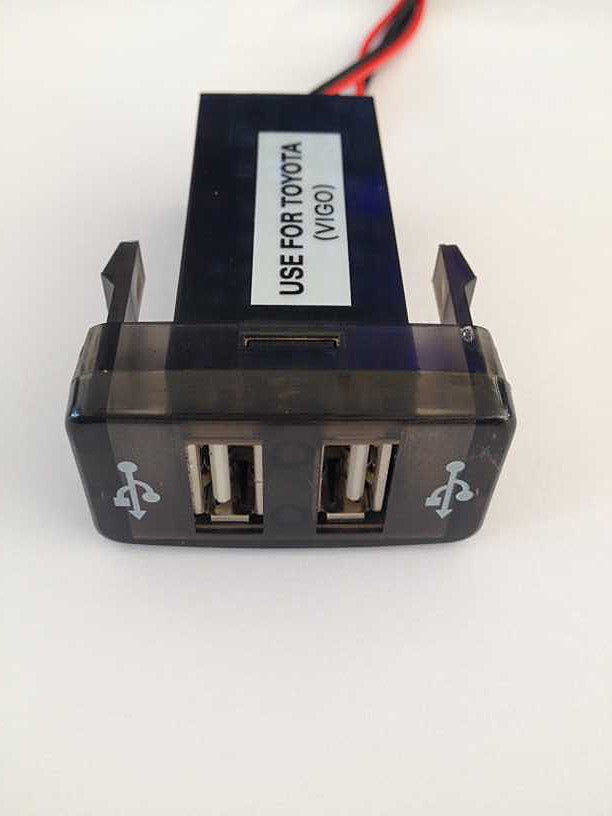 Dual USB charging port - Toyota Hilux / Prado / Revo - 4x4 And More