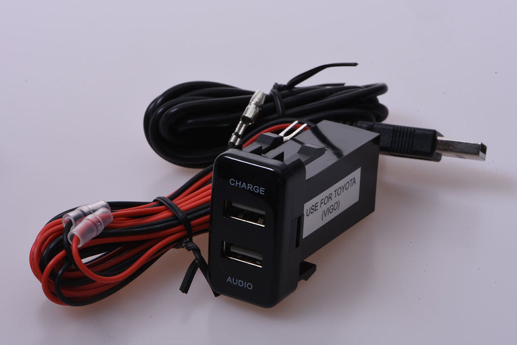 Toyota Hilux / Fortuner - Vigo shape USB AUDIO Extension - 4x4 And More