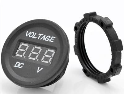 Voltmeter  - Round - 4x4 And More